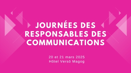 Journées des responsables des communications